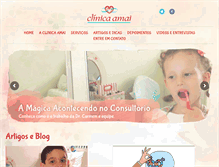 Tablet Screenshot of clinicaamai.com.br